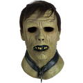 Halloween mask with detailed features on a white background