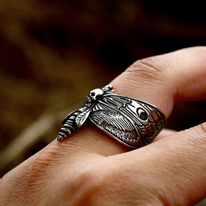 model wearing ring
