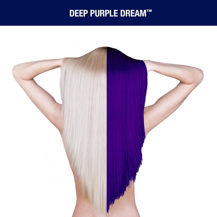 hair after being dyed with dye