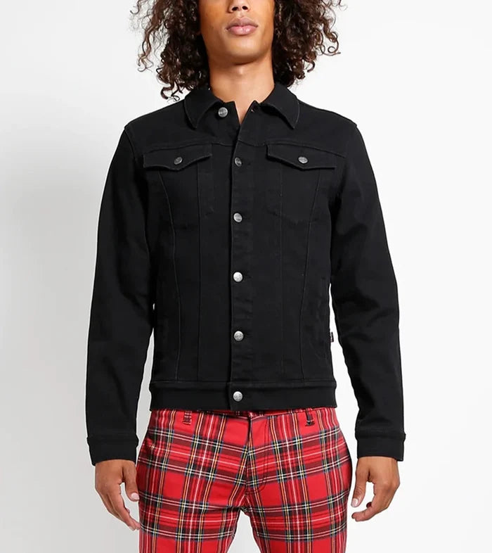 model showing front of jacket