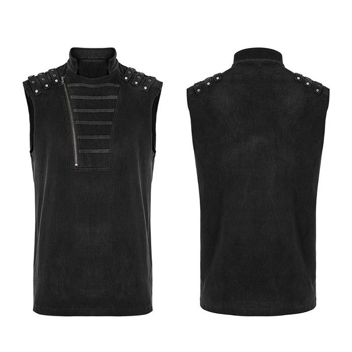 front and back of vest on display