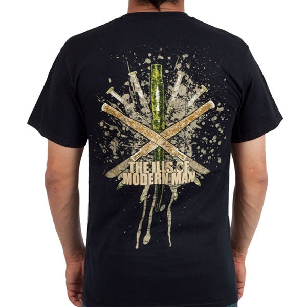 model showing back of shirt