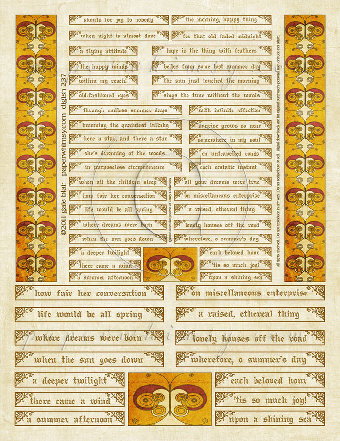 Digi 237 PRINTED - paperwhimsy