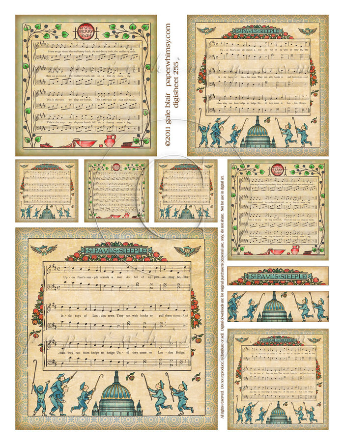 Digi 255 PRINTED - paperwhimsy