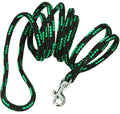 Dogs My Love Dog Rope Leash 4ft Long Green/Black