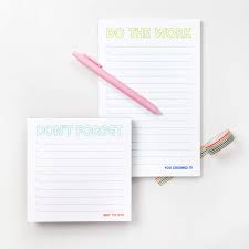 "Don't Forget" Notepad