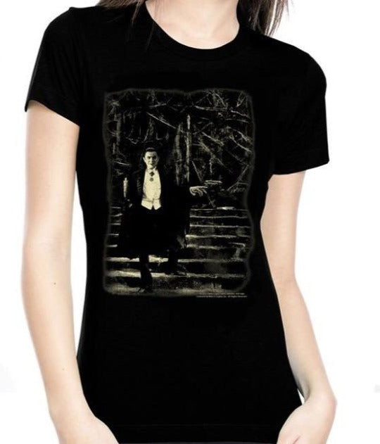 model showing front of shirt