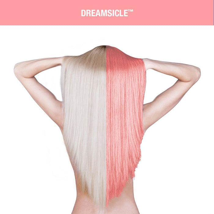 hair after being dyed with dye
