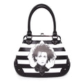 front of bag on display