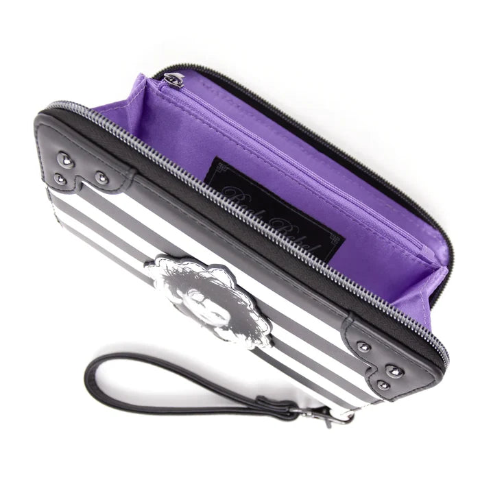 inside of wallet on display