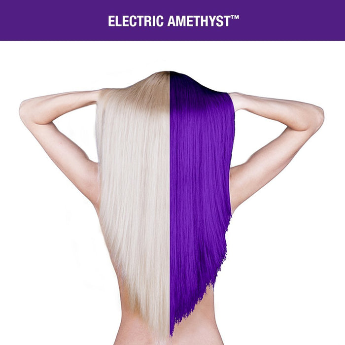 hair after being dyed with dye
