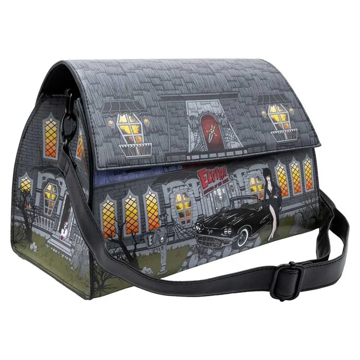 front of bag on display with white background