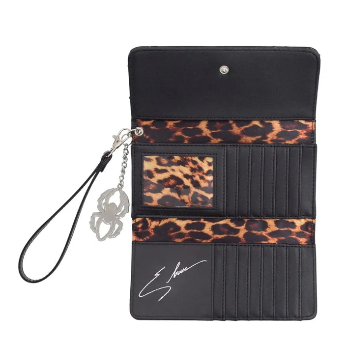 inside of wallet on display