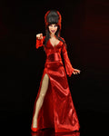 front of figure on display