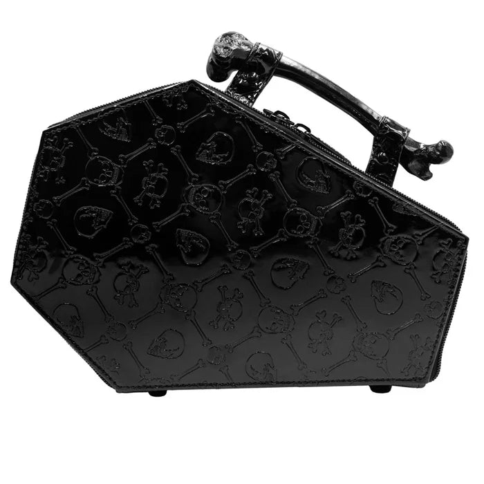 front of bag on display with white background