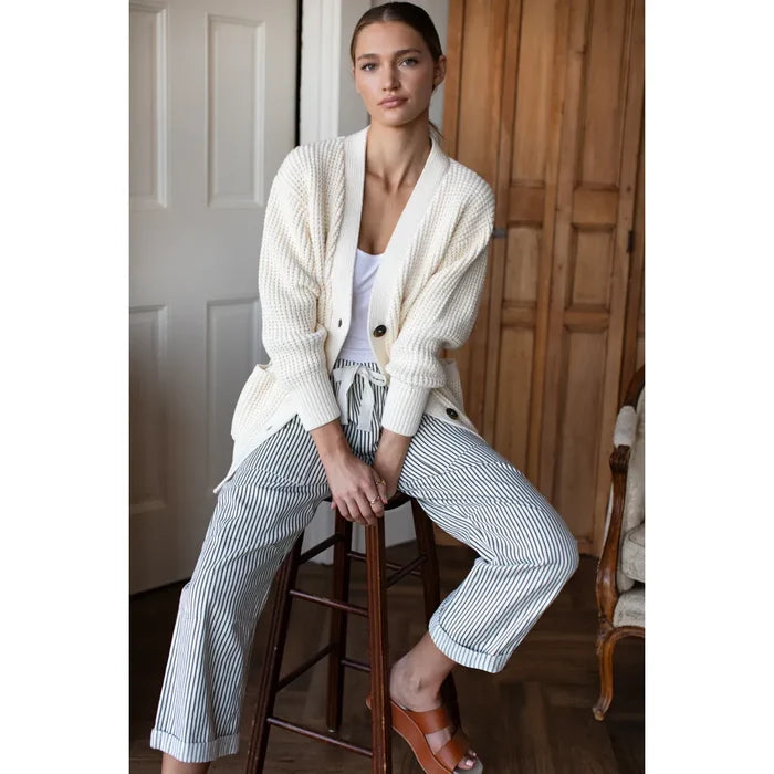 Emerson Fry Cargo Pant in Moss Stripe - Romantiques