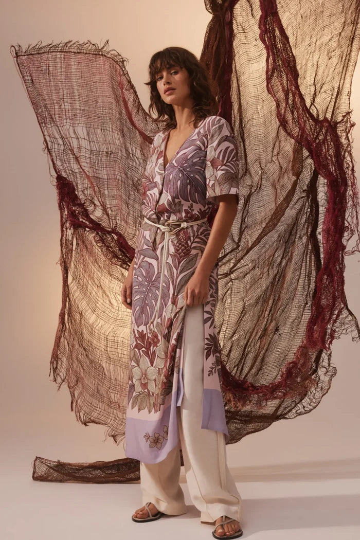 ERIKA KAFTAN DRESS in Paradise Print by Cable Melbourne