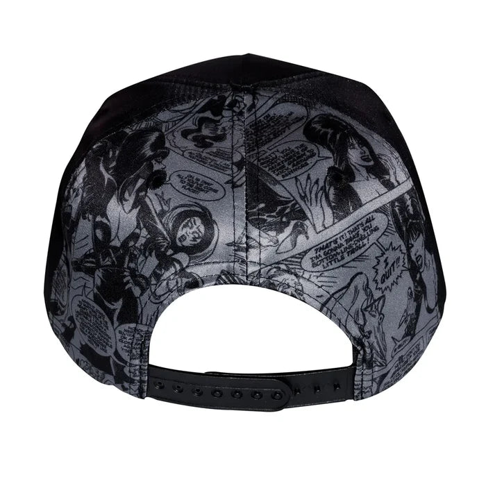 back of hat on display