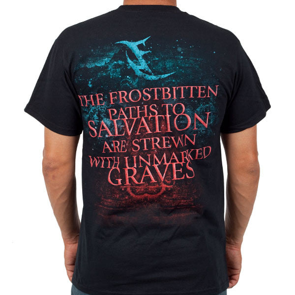model showing back of shirt