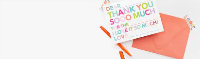 Fill-In Thank You Notes