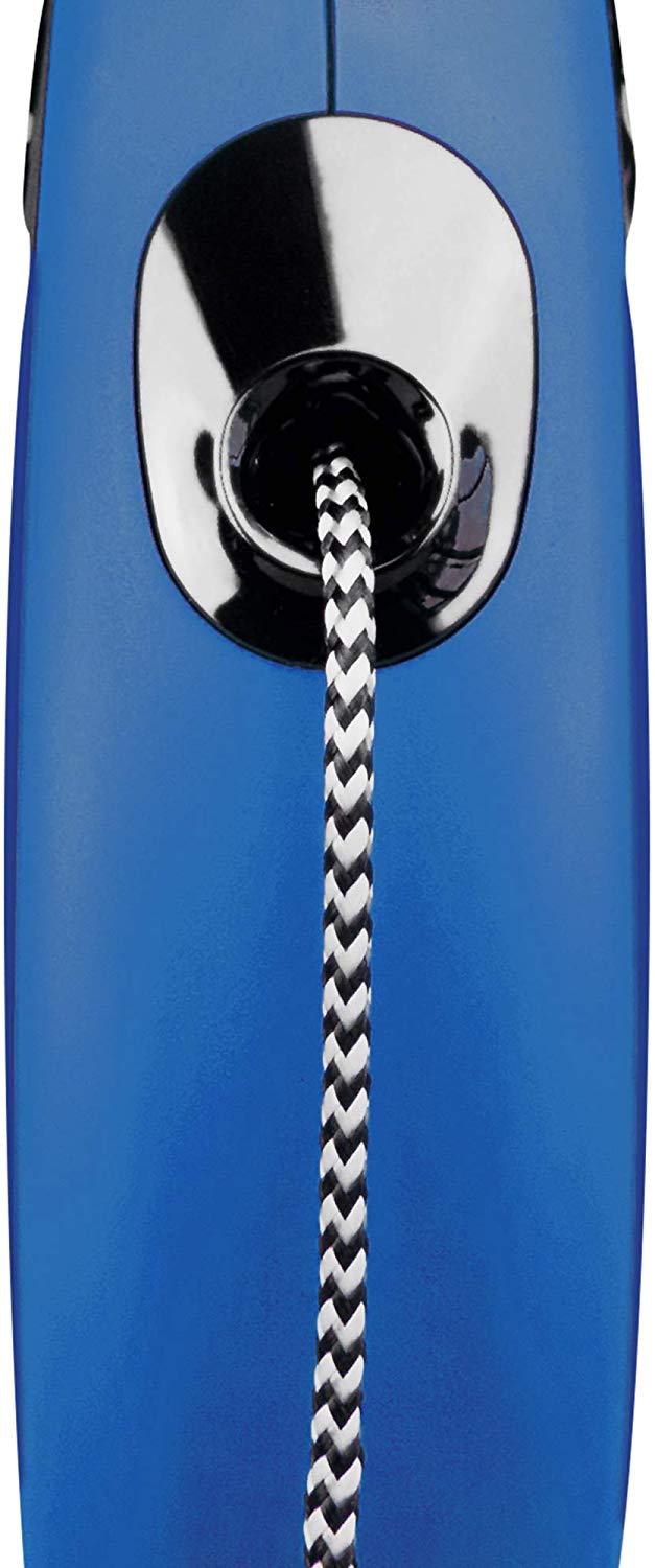 FLEXI 12kg (25Lbs) 8 Meter (25Ft) New Classic Cord Retractable Dog Lead Small Blue