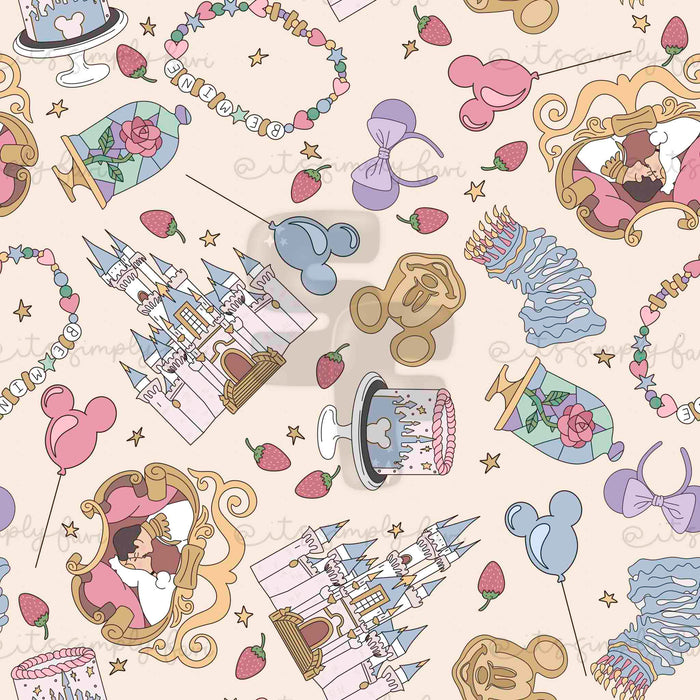 Beige Scattered