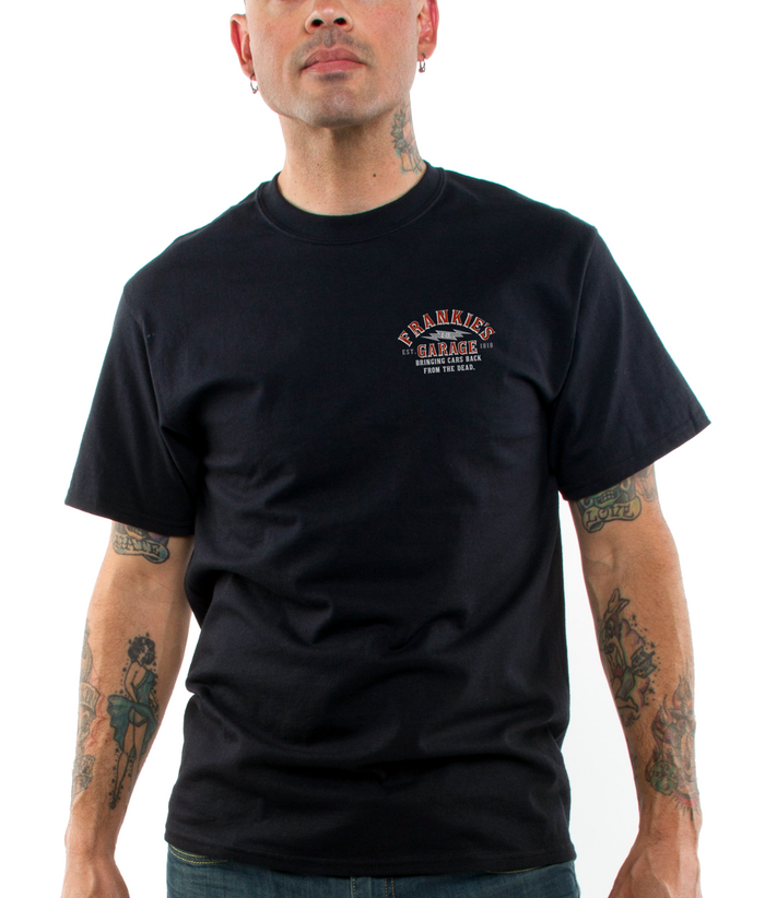 model showing front of shirt