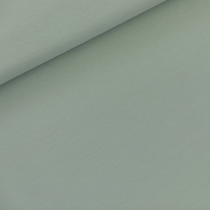 French Terry Solid, Green Surf