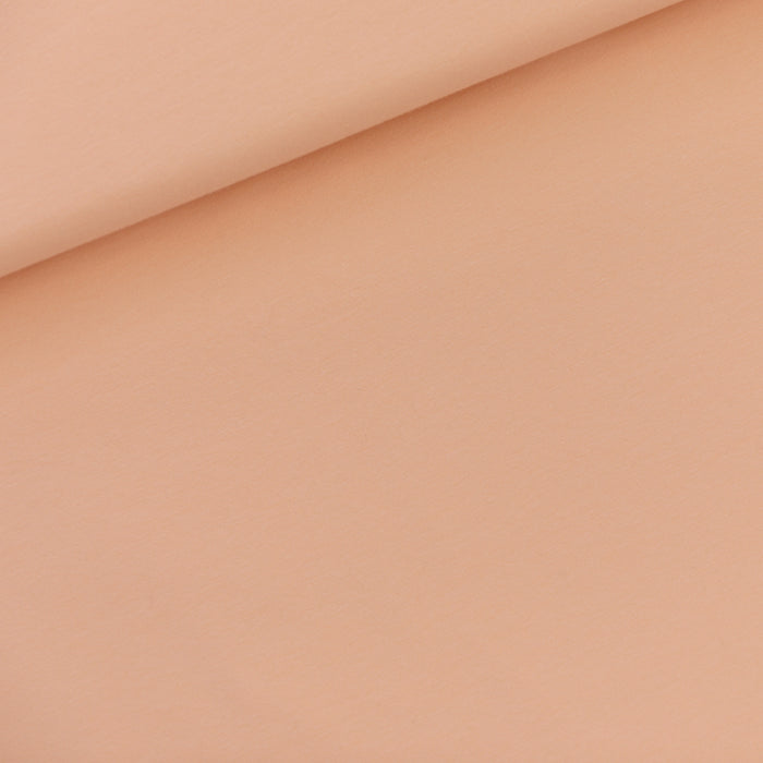 French Terry Solid, Peach Parfait