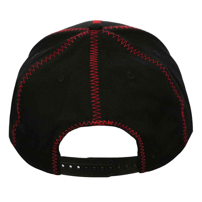 back of hat on display