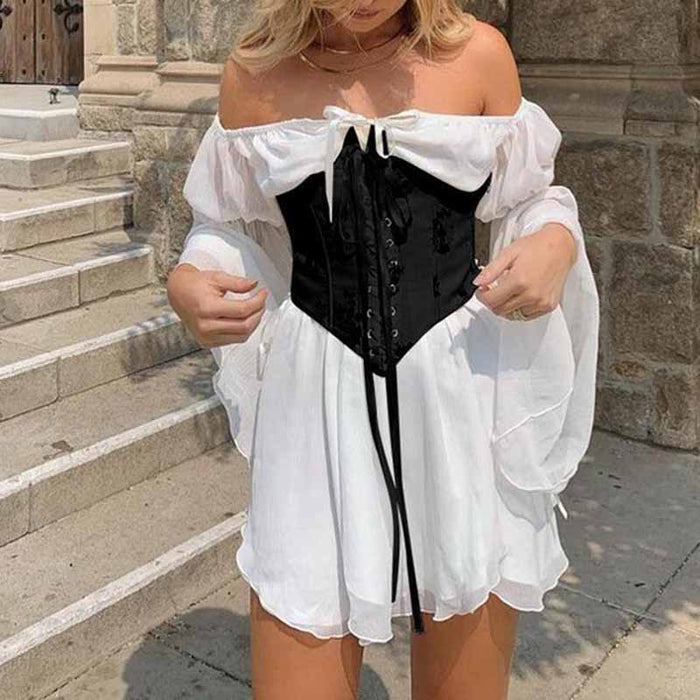 White Corset Top 1 / S