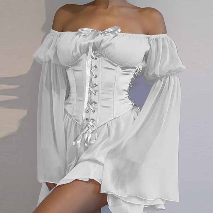 White Corset Top 2 / S