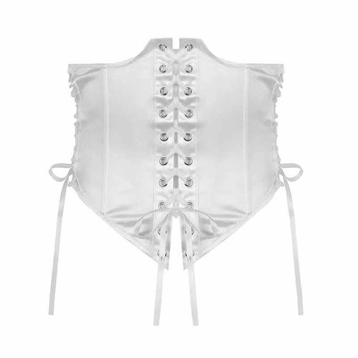 Front Corset Belt Asymmetric Lace-Up Corset Top