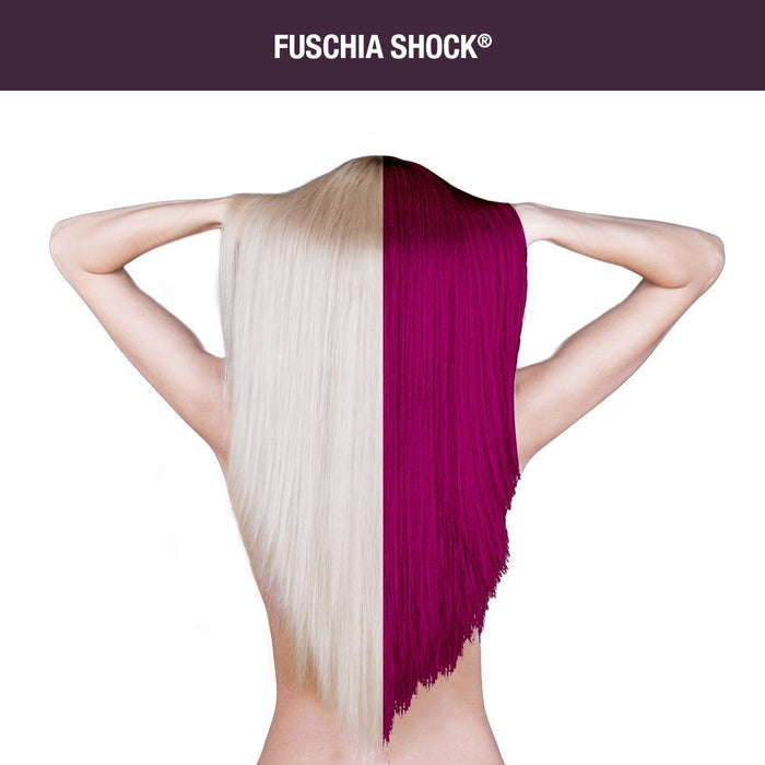 hair after being dyed with dye