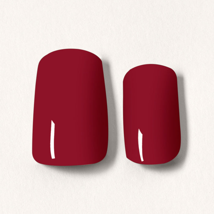 Gel Nail Wraps - As Red As It Gets