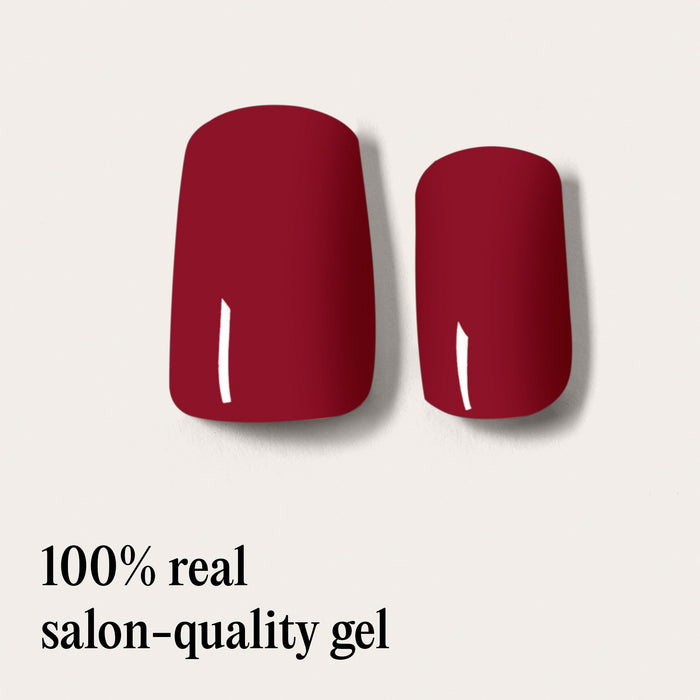 Gel Nail Wraps - As Red As It Gets