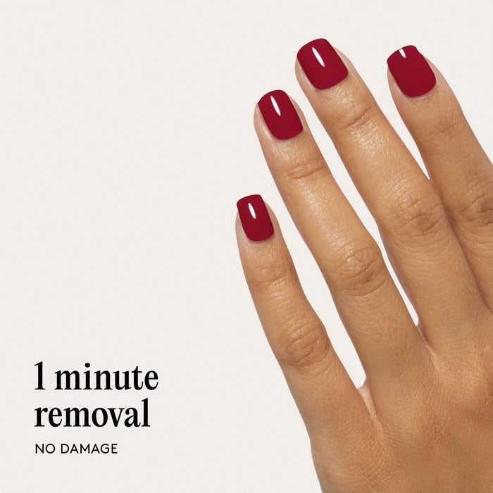 Gel Nail Wraps - As Red As It Gets