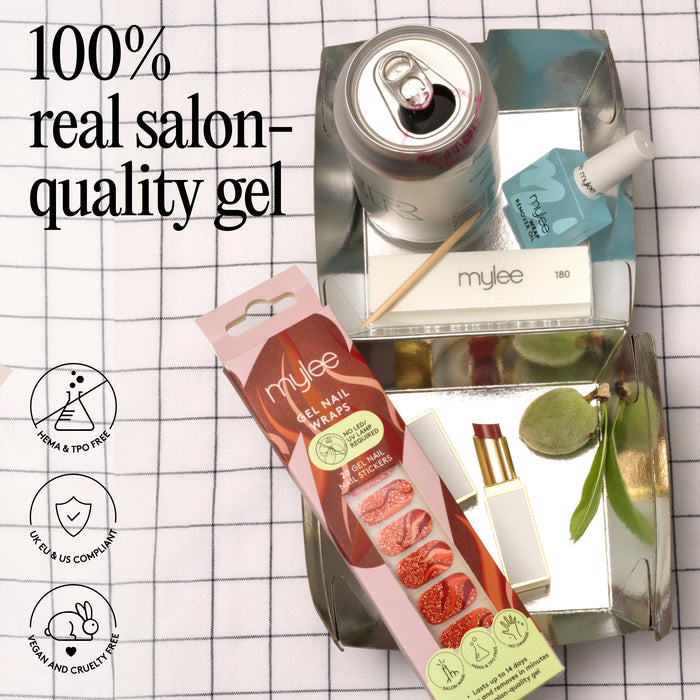 Gel Nail Wraps - Cinnamon Days