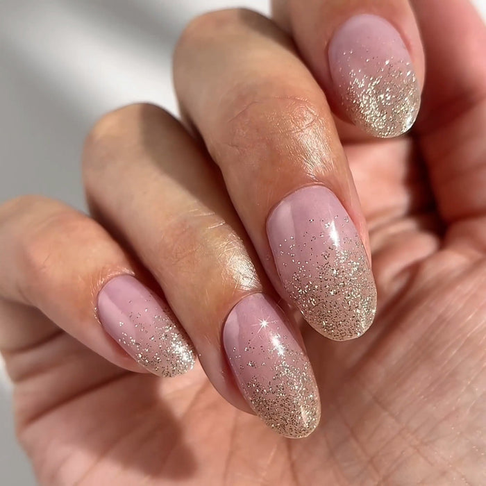 Mylee Gel Nail Wraps - Pink Champers