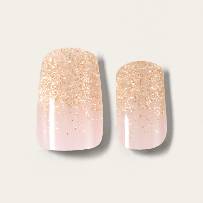 Gel Nail Wraps - Pink Champers