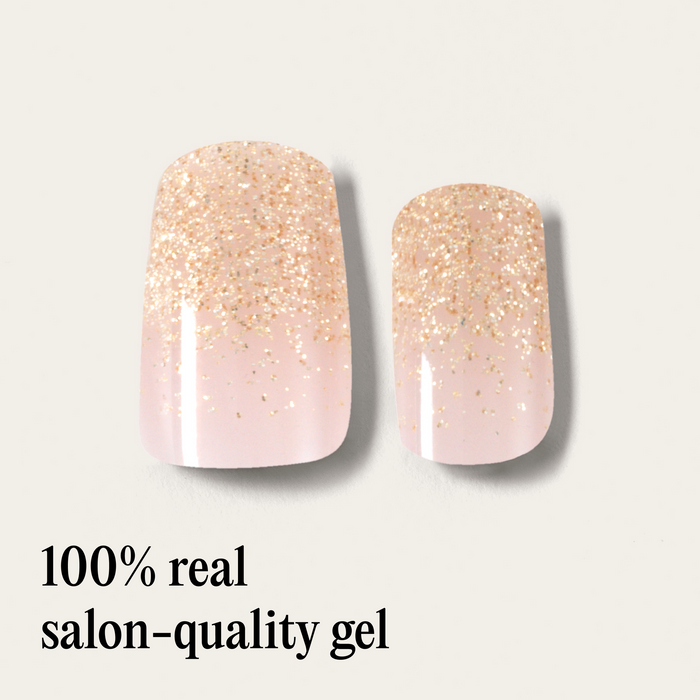 Gel Nail Wraps - Pink Champers