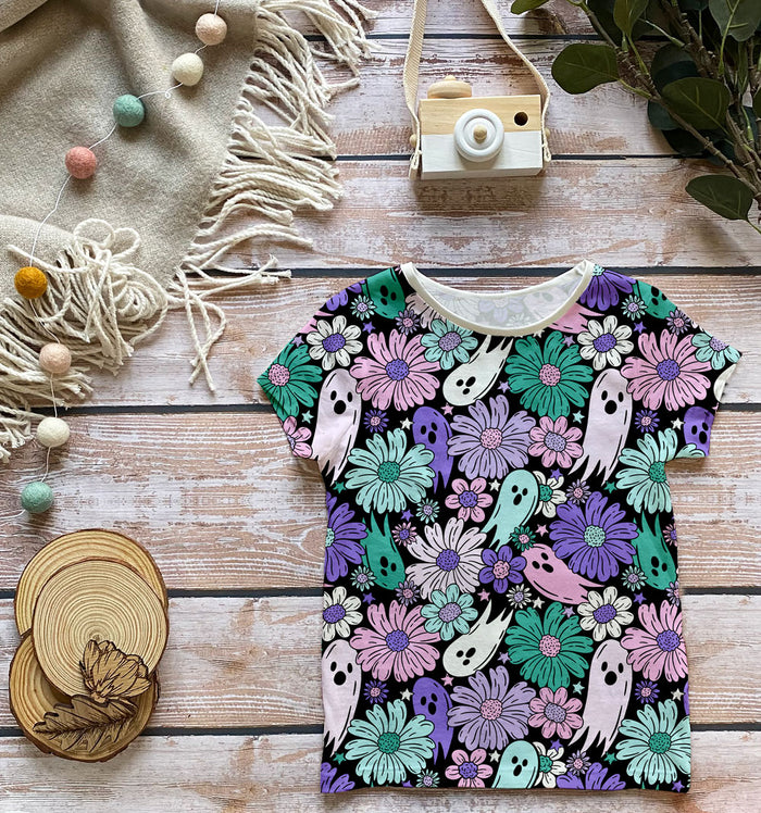 Ghost N Flowers Purple Organic Jersey