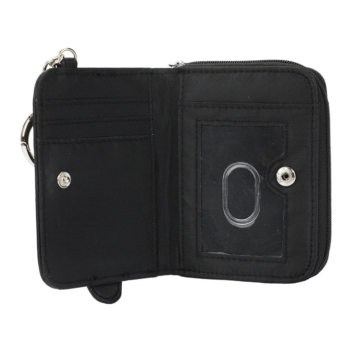 inside of wallet on display