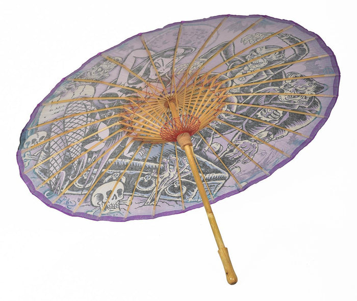underneath parasol