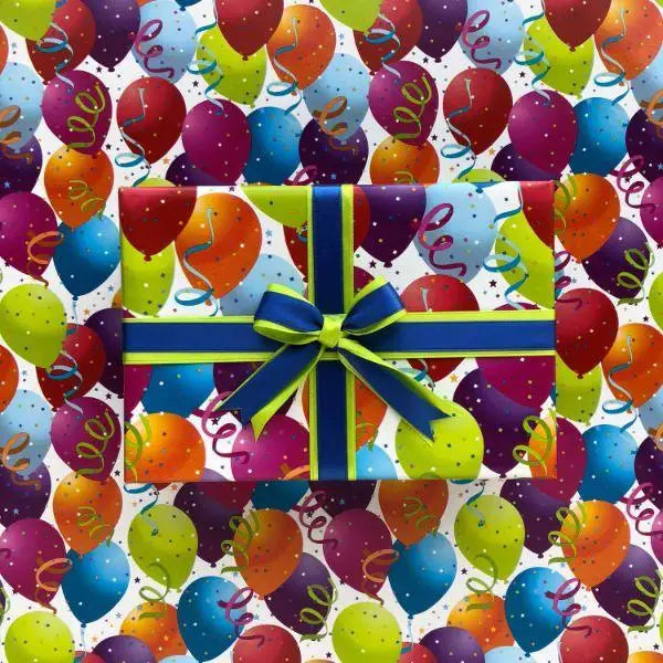 Gift Wrap - Balloon White (Recycled Fiber) - Mac Paper Supply