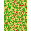 Gift Wrap - GW-0817 Christmas Holly - 24 X 417’ -