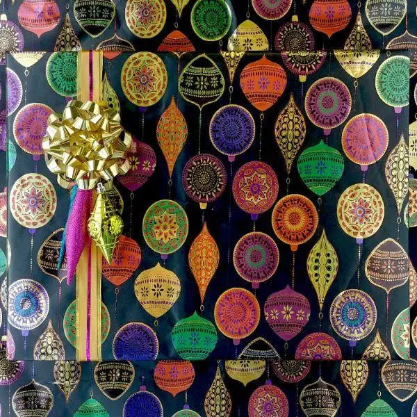 Gift Wrap - Opulent Ornament (Gold Foil) - Mac Paper Supply