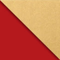 Gift Wrap - Red & Gold Kraft - Mac Paper Supply