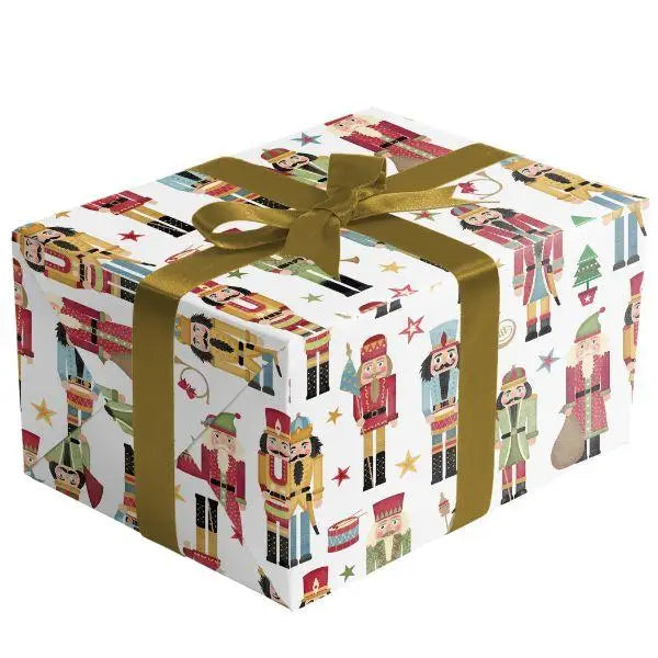 Gift Wrap - Traditional Nutcracker (100% Recycled) - Mac Paper Supply
