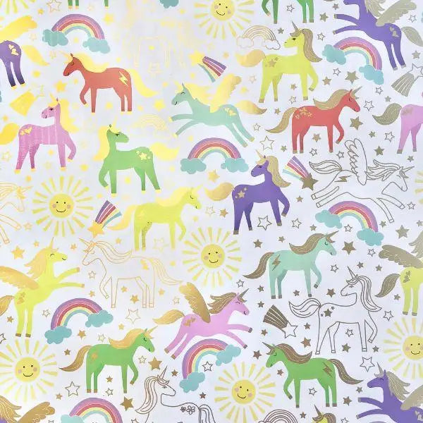 Gift Wrap - Unicorn (Recycled Fiber) - Mac Paper Supply